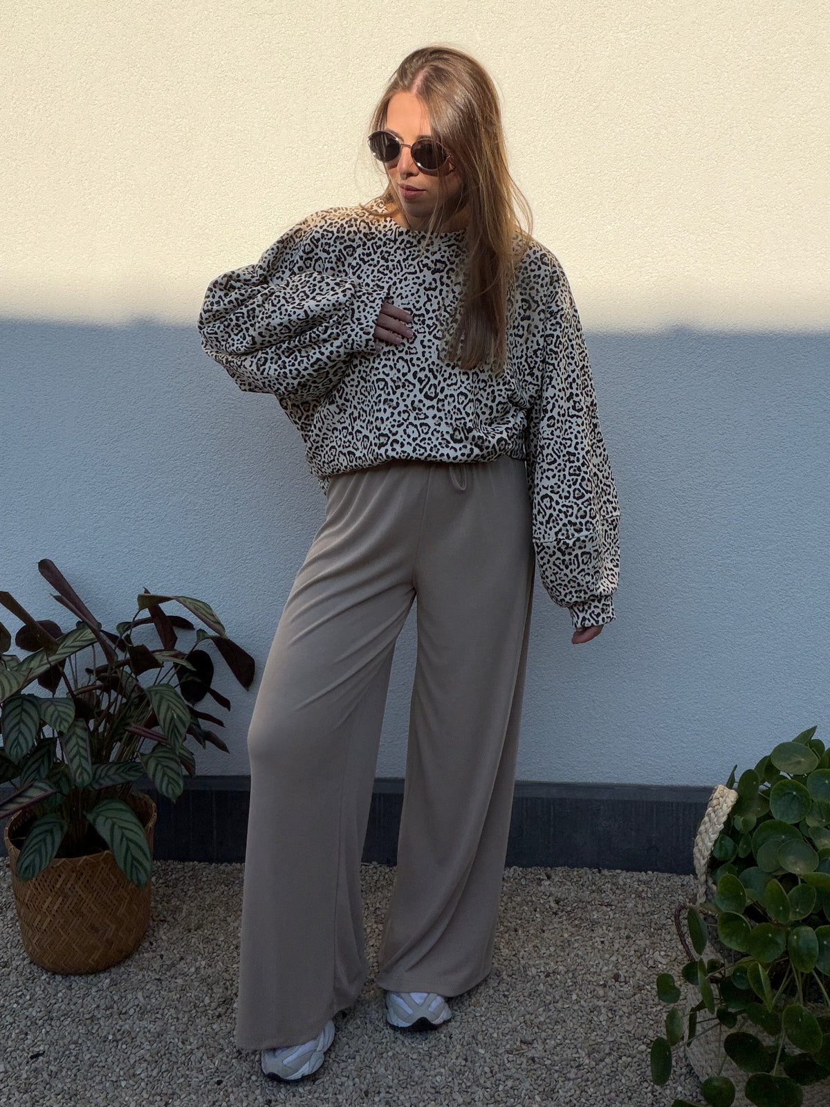 MAEVE Broek Beige
