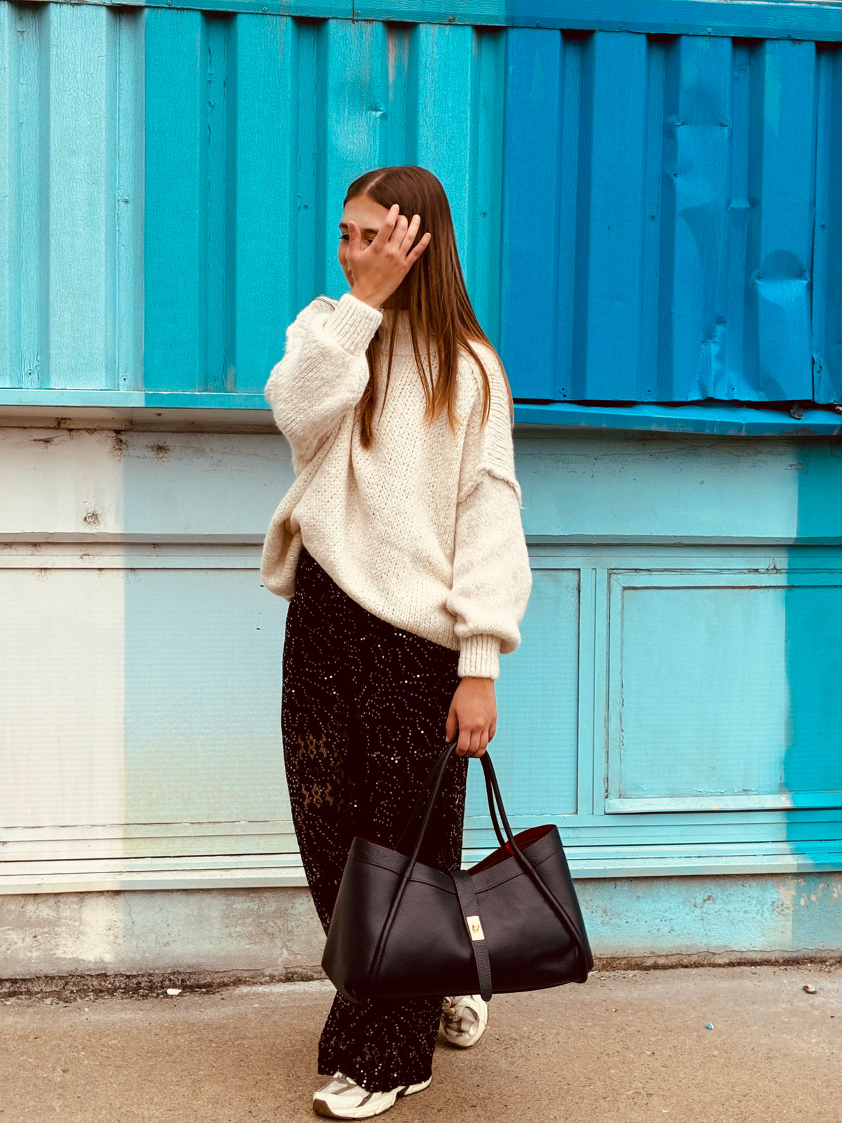 ELLY Broek Zwart