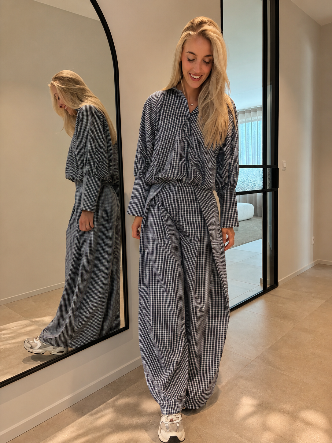 JULIA Blouse Blauw