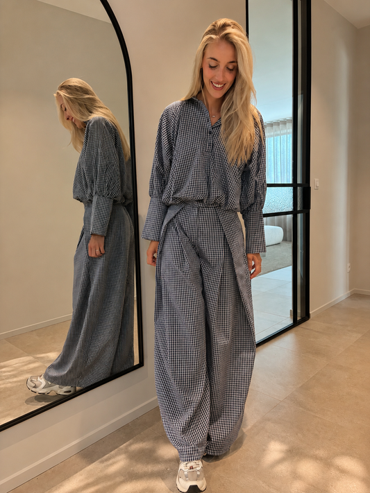 JULIA Blouse Blauw