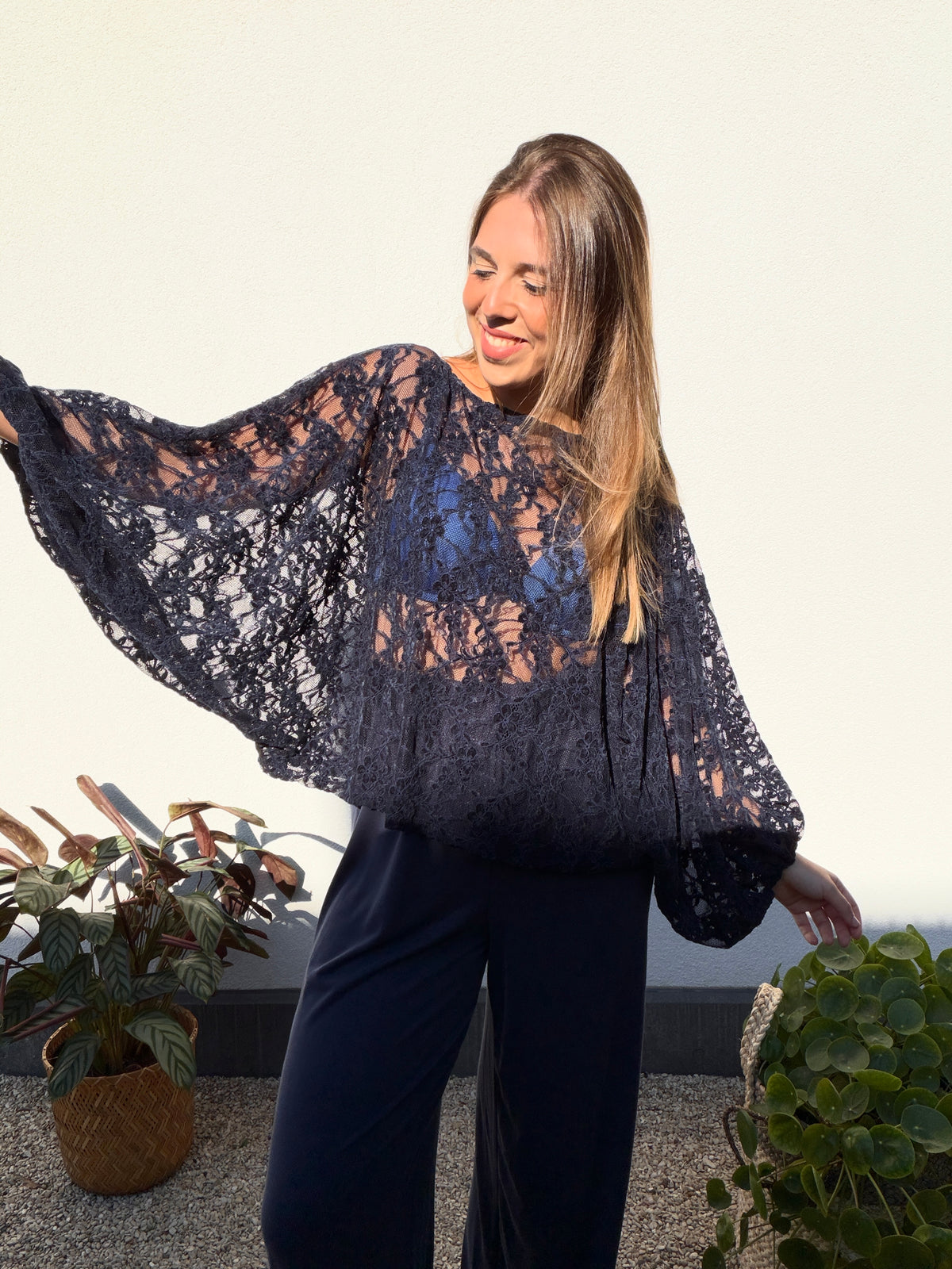 FLORINE Blouse Navy