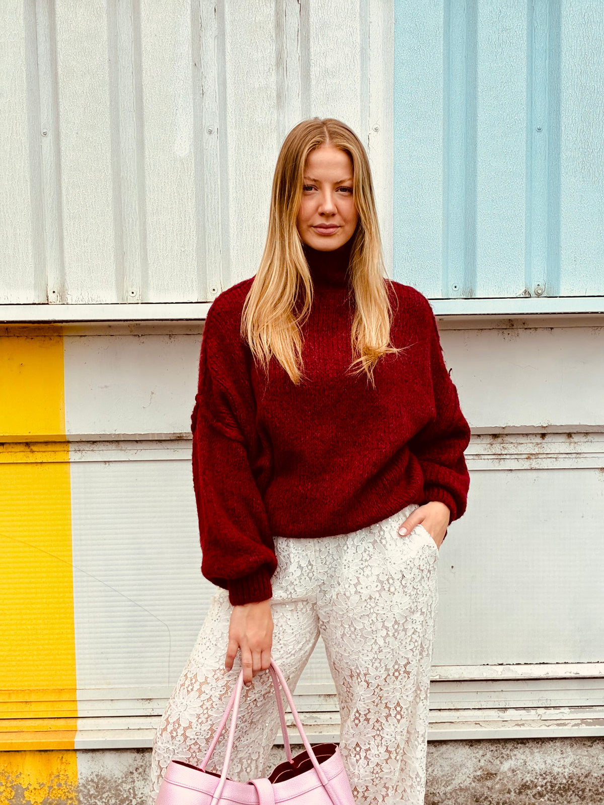 TESS Sweater Bordeaux