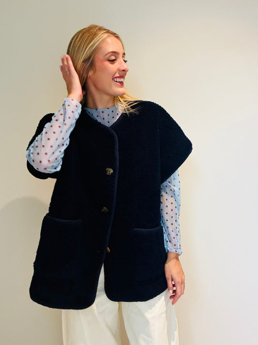 ROSALIE Gilet Navy