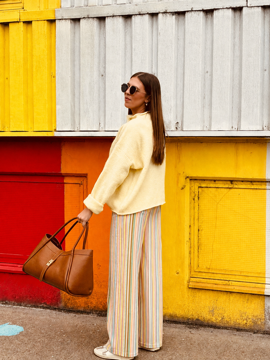 BELLA Broek Geel