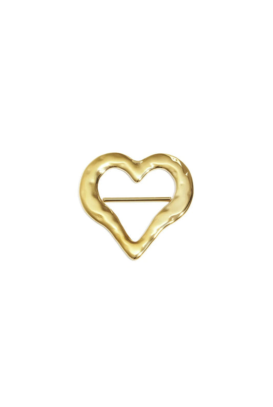 Scarf clip heart