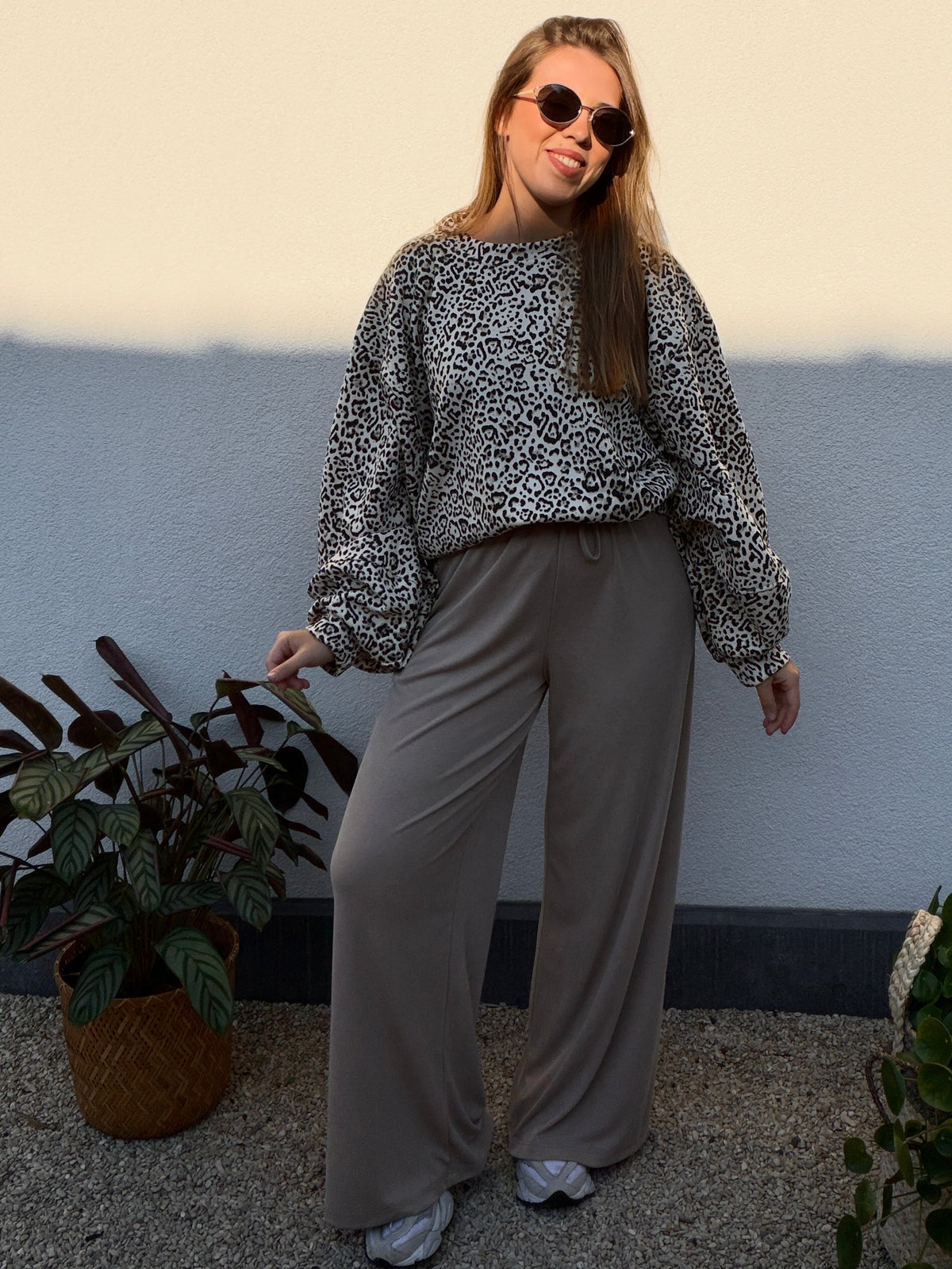 MAEVE Broek Beige