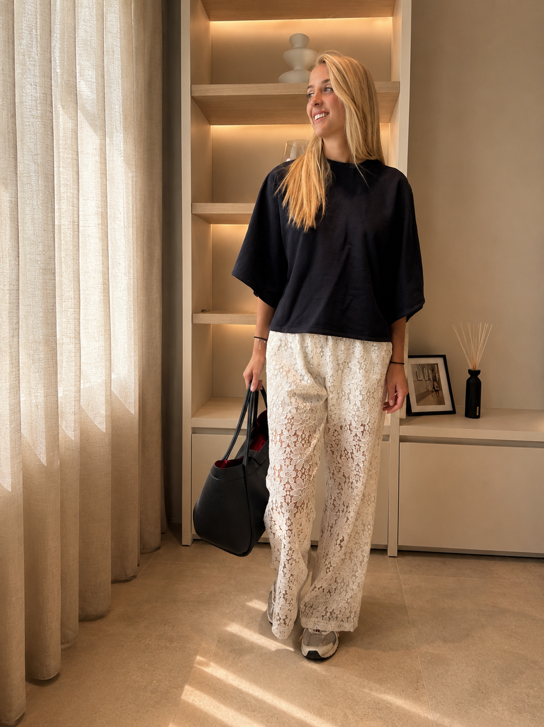 ELLY Broek Wit