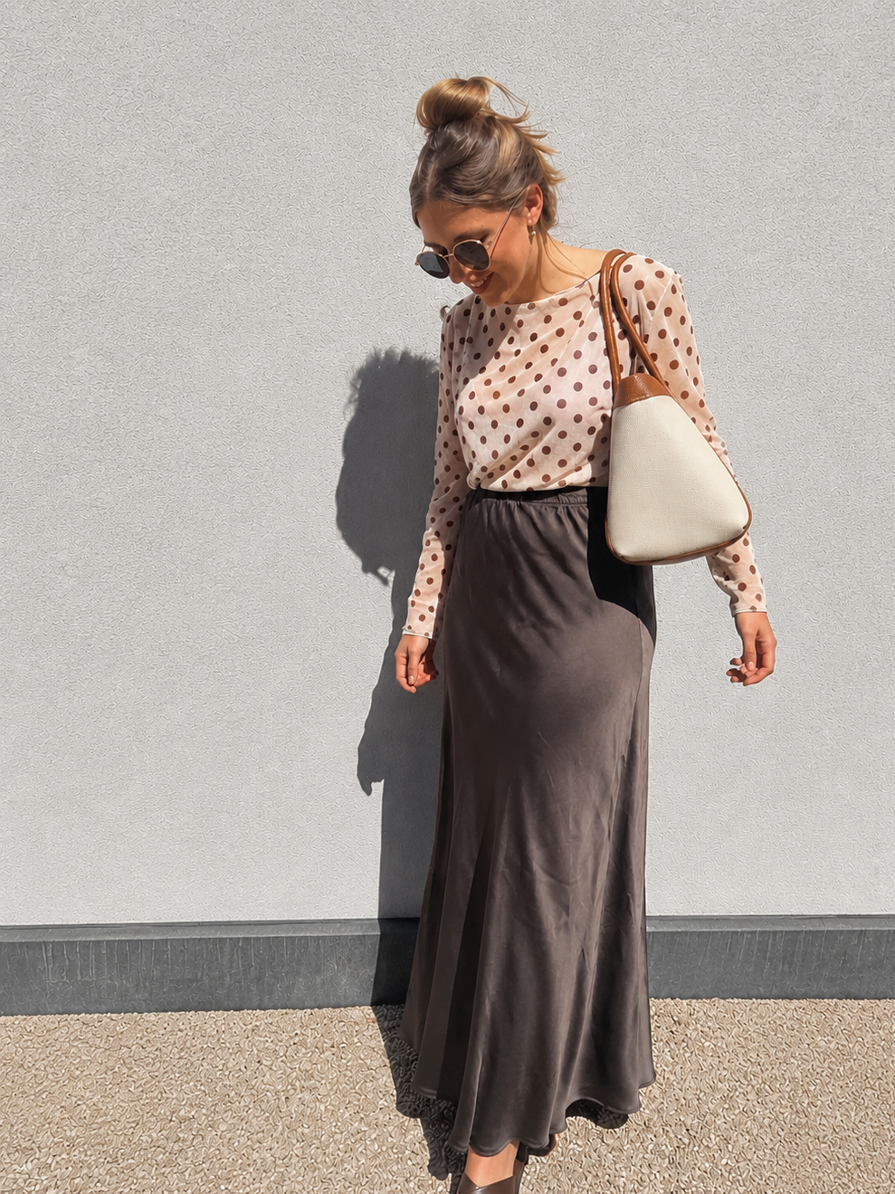 LOLA Mesh Top Beige