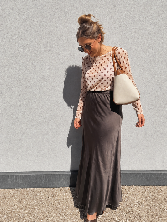 LOLA Mesh Top Beige