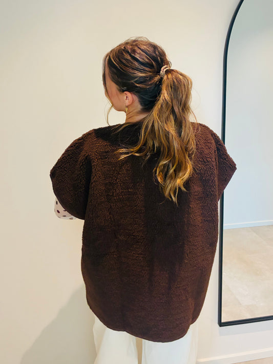 ROSALIE Gilet Bruin