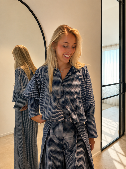 JULIA Broek Blauw
