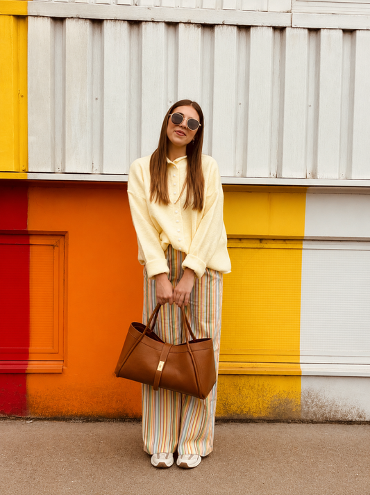 BELLA Broek Geel