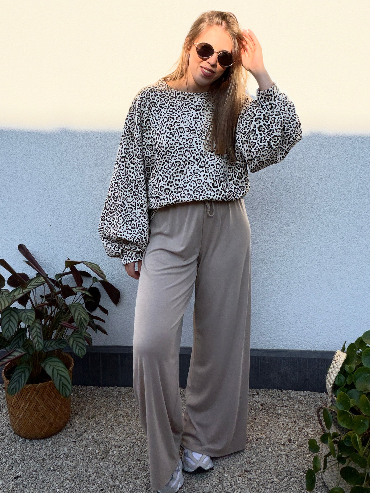 MAEVE Broek Beige