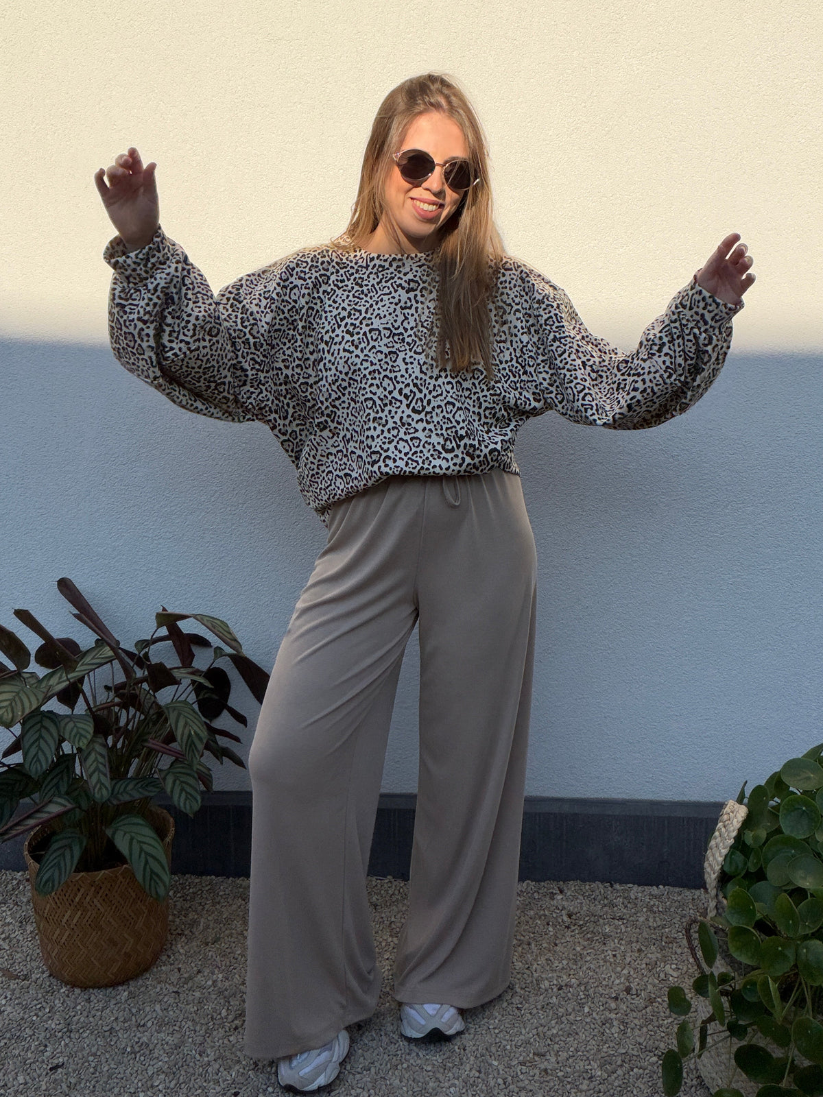 MAEVE Broek Beige