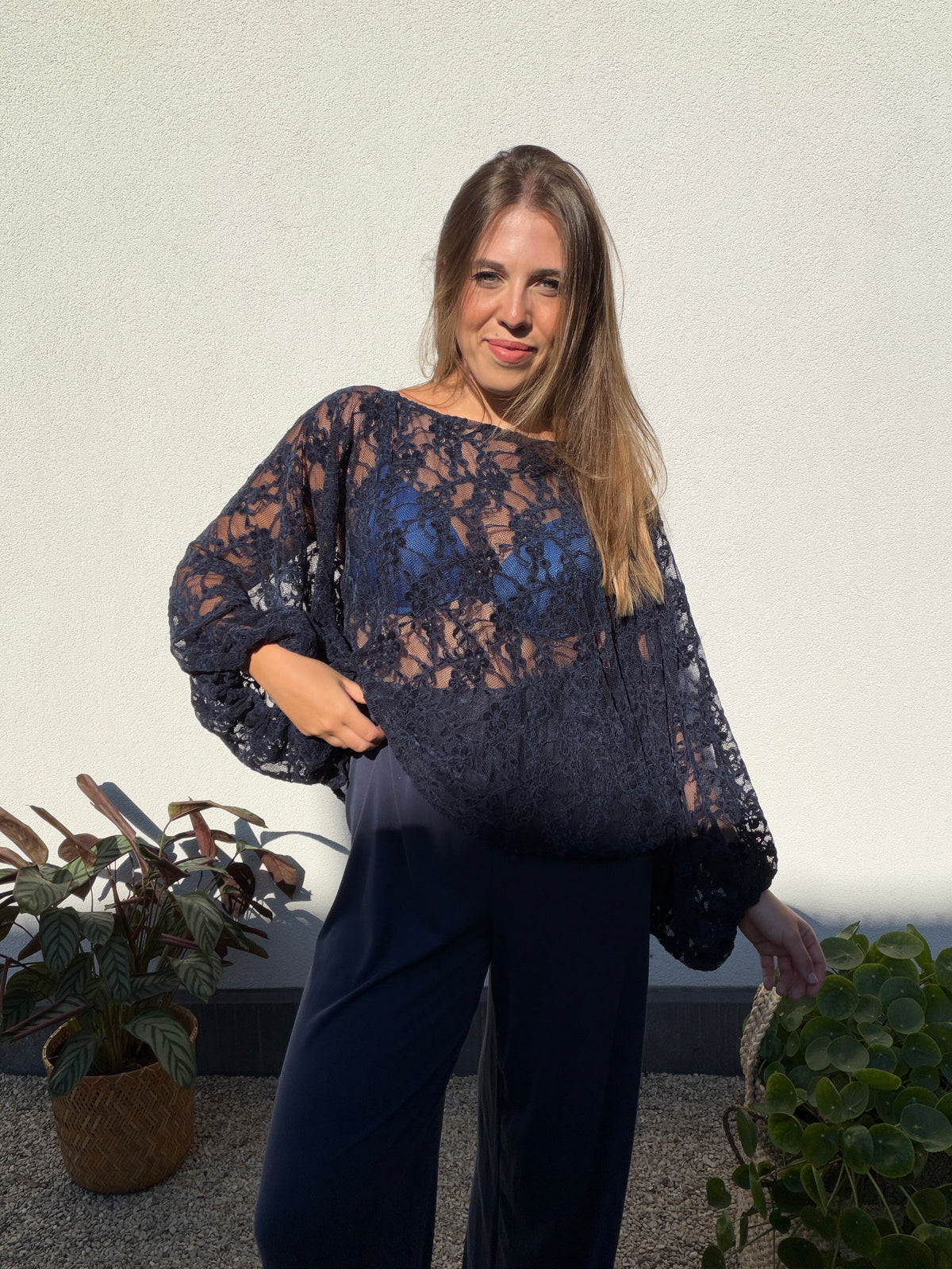 FLORINE Blouse Navy